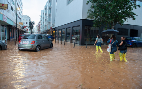 So viel Regen fällt auf Ibiza sonst in einem halben Jahr. - Foto: Germán Lama/EUROPA PRESS/dpa