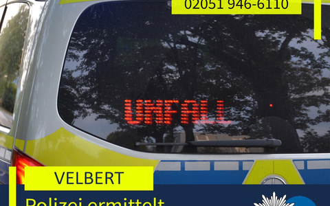 POL-ME: Nach Verkehrsunfall an der Stahlstraße: Polizei bittet um Zeugenhinweise - 2509003 - Foto: presseportal.de