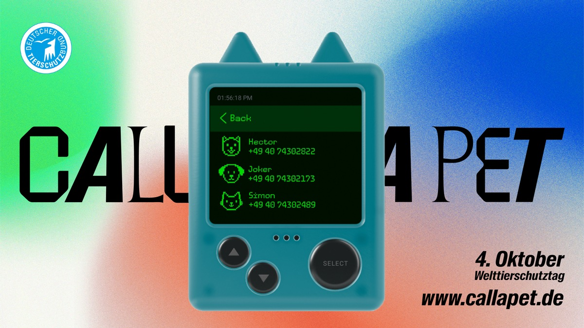 Mit KI gegen überfüllte Tierheime – „CALL A PET“ startet am Welttierschutztag - Foto: presseportal.de