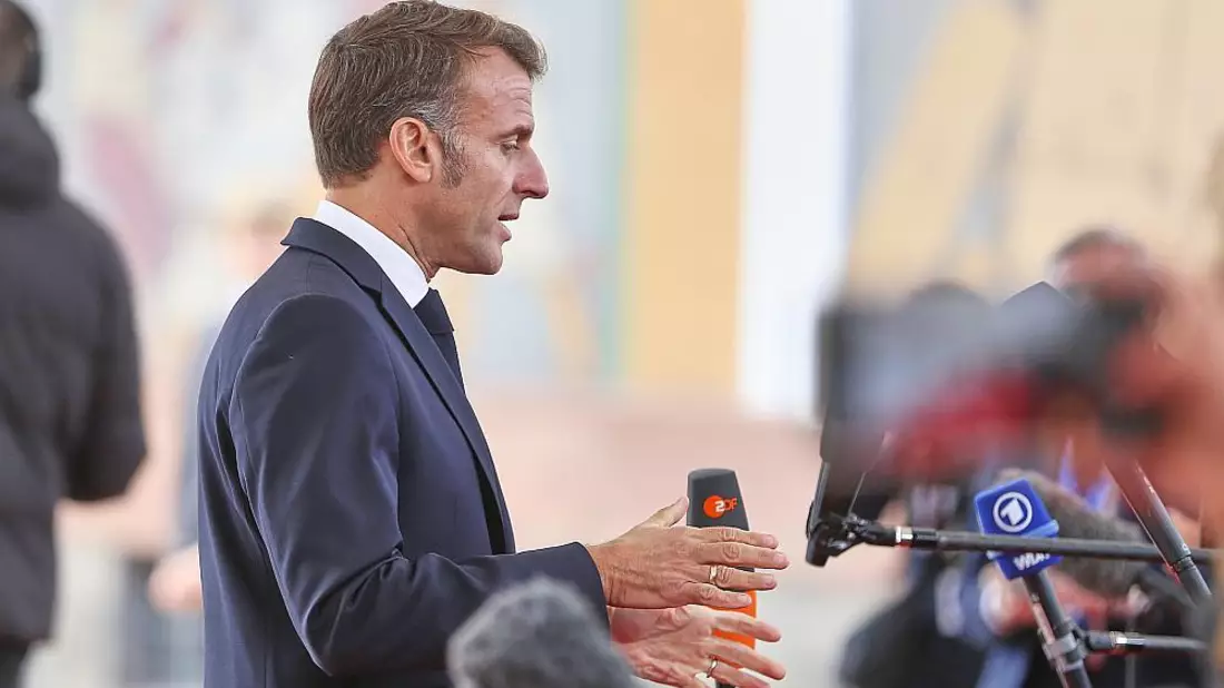 Emmanuel Macron am 01.10.2025 - Bild: über dts Nachrichtenagentur