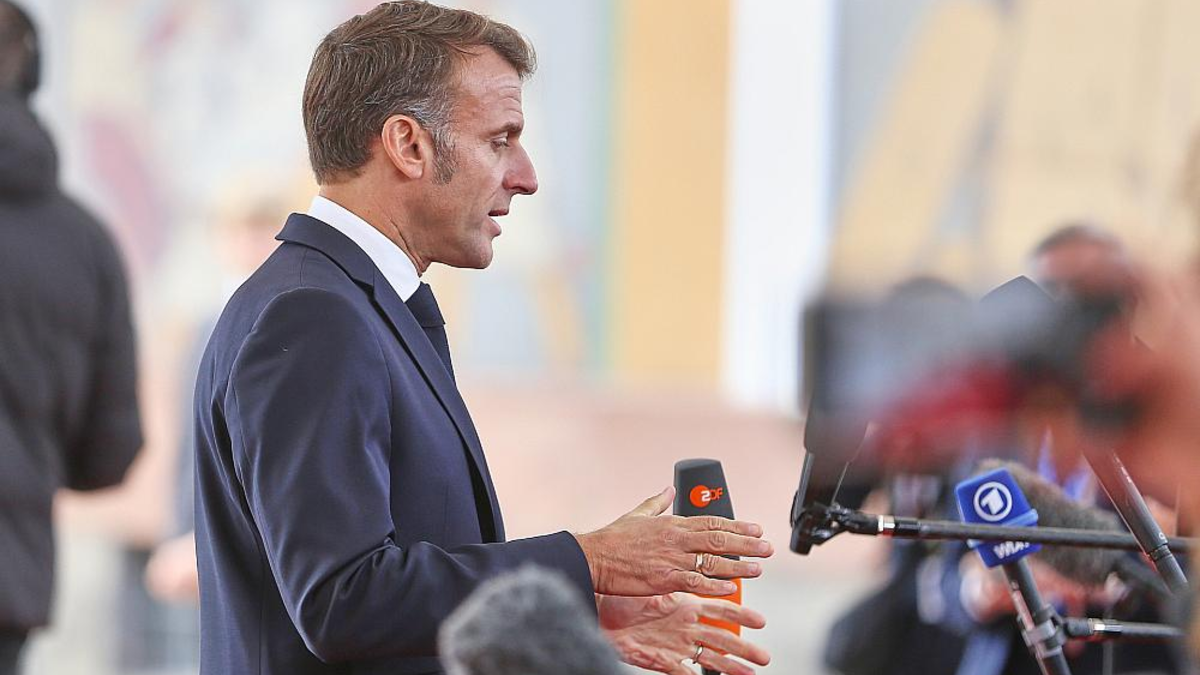 Emmanuel Macron am 01.10.2025 - Foto: über dts Nachrichtenagentur
