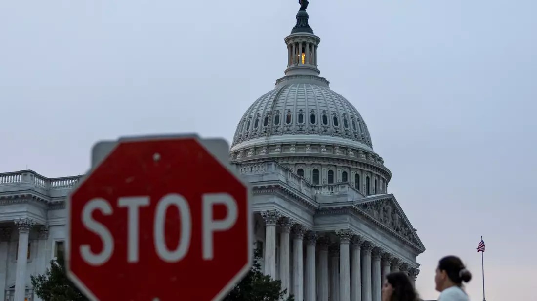 In den USA ist vorerst kein Ende des «Shutdowns» in Sicht.  - Bild: Mehmet Eser/ZUMA Press Wire/dpa