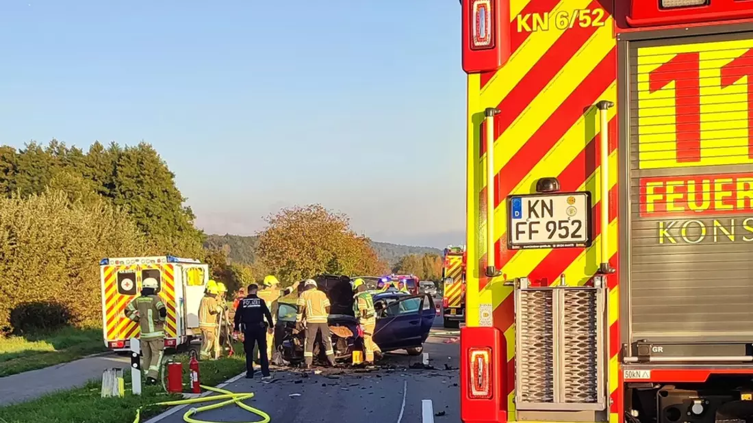 FW Konstanz: Verkehrsunfall - Bild: presseportal.de