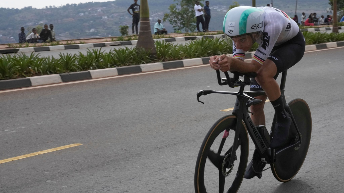 Der deutsche Radprofi Miguel Heidemann war Teil des deutschen Mixed-Teams bei der EM. (Archivbild)  - Foto: Jerome Delay/AP/dpa