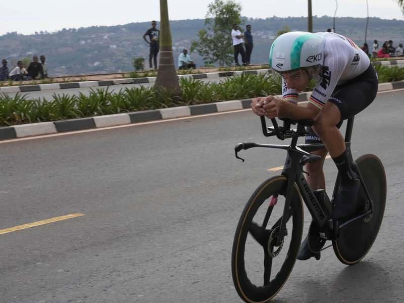 Der deutsche Radprofi Miguel Heidemann war Teil des deutschen Mixed-Teams bei der EM. (Archivbild)  - Foto: Jerome Delay/AP/dpa