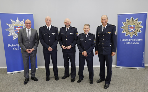 POL-OH: Neue Leitungen bei der Polizeidirektion Vogelsberg und der Polizeistation Alsfeld - Foto: presseportal.de