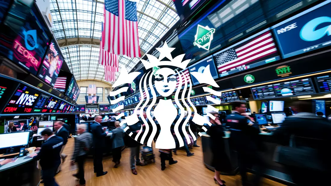 Starbucks Faces Uphill Battle in Turnaround Effort Illustration mit AI erstellt übermittelt durch boerse-global.de