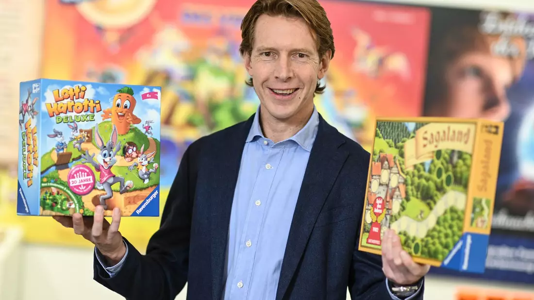 Clemens Maier ist seit 2017 der Vorstandsvorsitzende des Spieleherstellers. (Archivbild)  - Bild: Felix Kästle/dpa