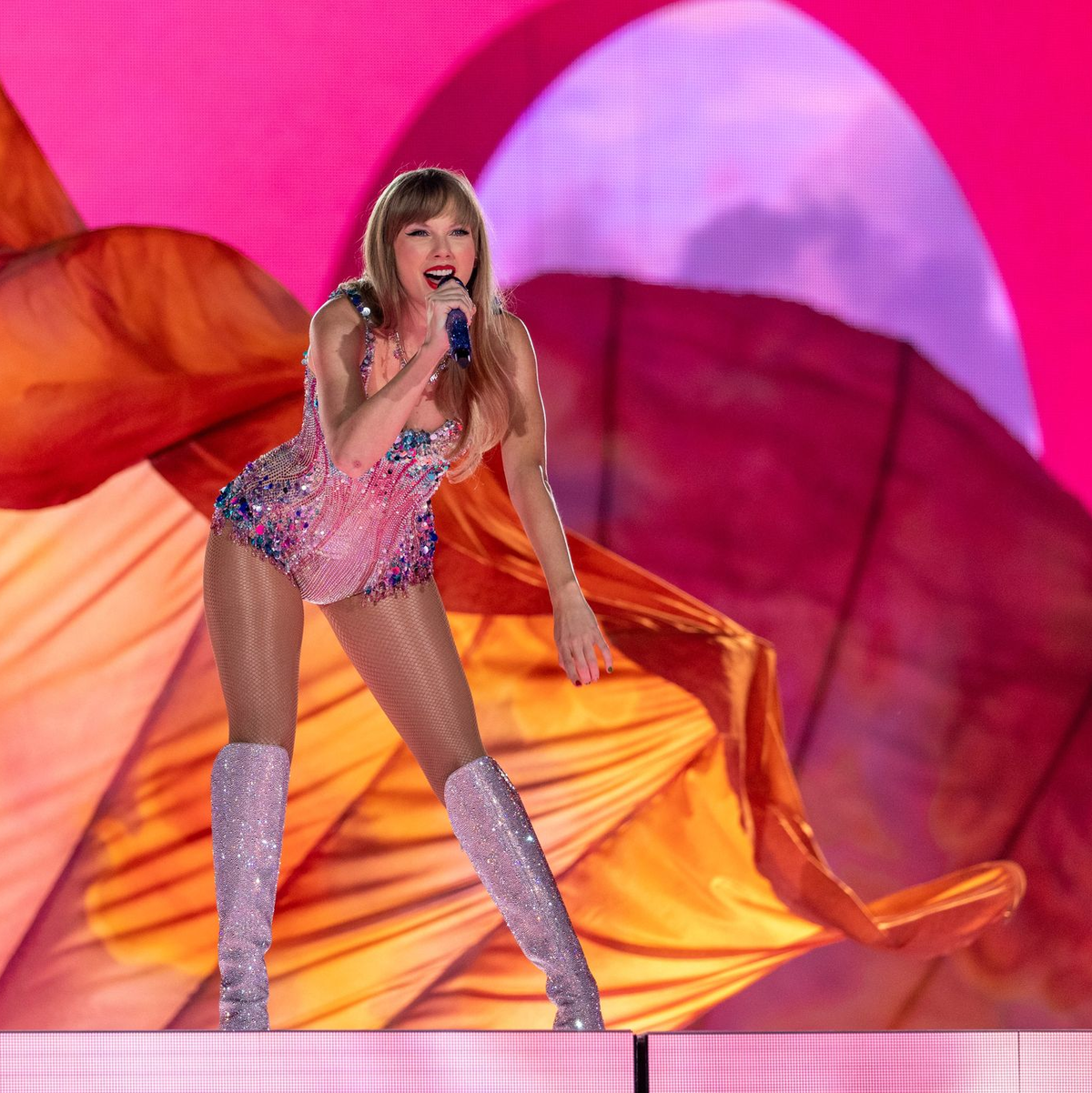 Sie steht schon wieder an der Spitze der Album-Charts: US-Sängerin Taylor Swift. (Archivbild) - Foto: Daniel Deslover/Zuma Press/dpa