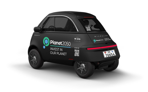 Start der bundesweiten Kampagne Invest in our Planet / Planet2050 und Microlino machen Net Zero konkret - Foto: presseportal.de