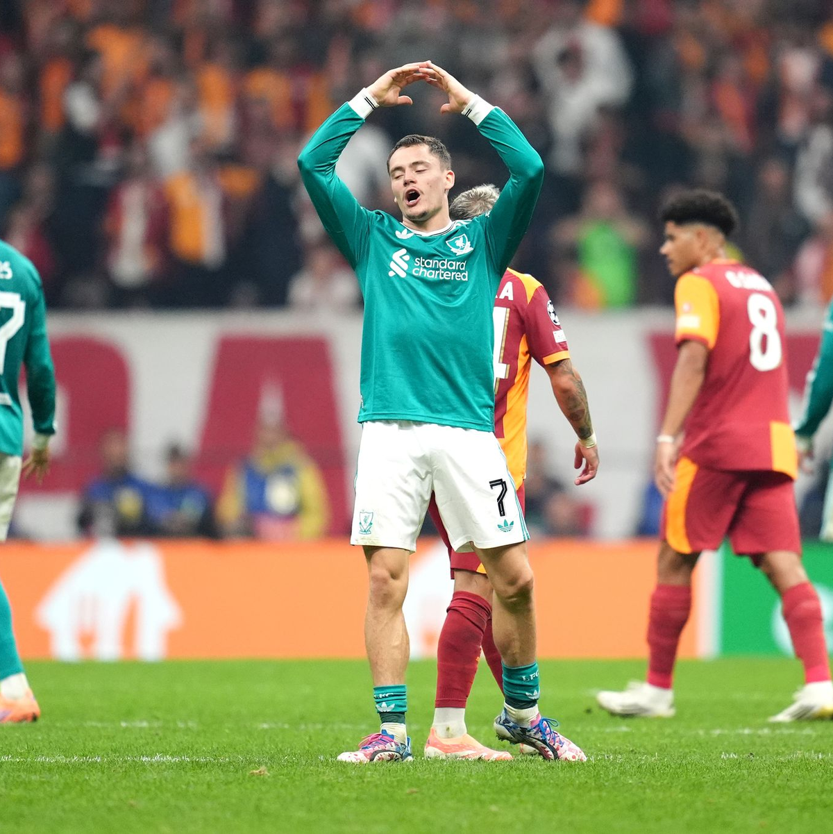 Bisher noch ohne Tor für den FC Liverpool: Florian Wirtz. - Foto: Adam Davy/PA Wire/dpa