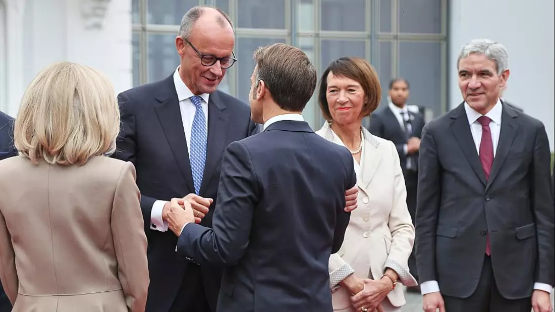 Friedrich Merz und Emmanuel Macron am 03.10.2025 - Bild: über dts Nachrichtenagentur
