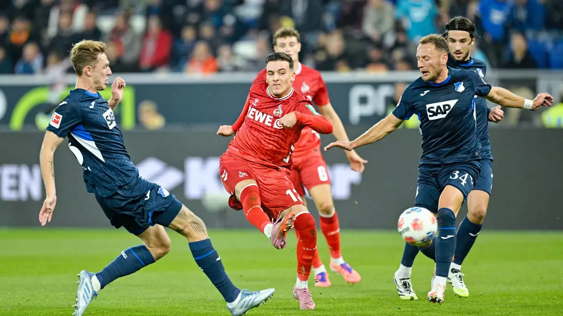 Bernardo machte sein 100. Bundesliga-Spiel für Hoffenheim. - Bild: Uwe Anspach/dpa