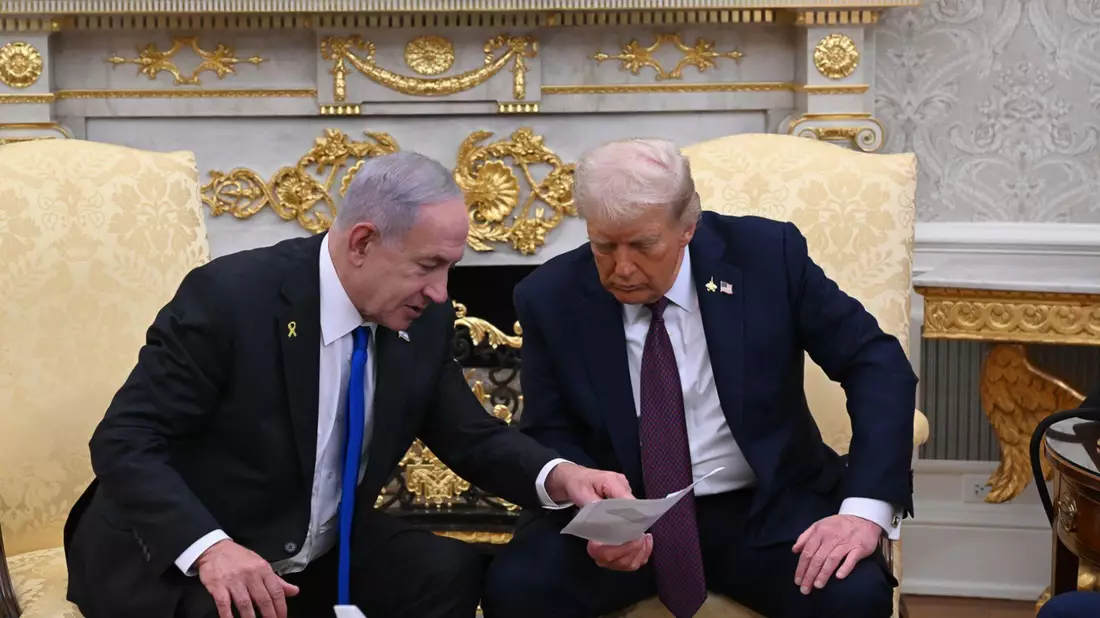 Am Montag hatte Trump den Friedensplan vorgestellt.  - Bild: Avi Ohayon/Israel Gpo/ZUMA Press Wire/dpa