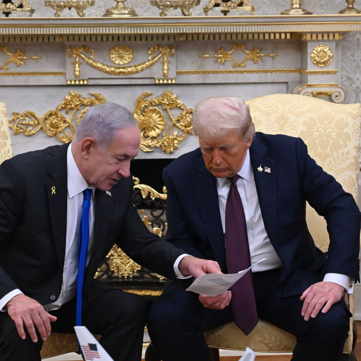 Am Montag hatte Trump den Friedensplan vorgestellt.  - Foto: Avi Ohayon/Israel Gpo/ZUMA Press Wire/dpa