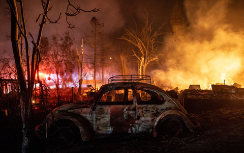 Die Häufigkeit schwerer wirtschaftlicher Katastrophen durch Flächenbrände hat von 1980 bis 2023 um das 4,4-Fache zugenommen, so das Team. (Archivbild) - Foto: Stephen Lam/San Francisco Chronicle/AP/dpa