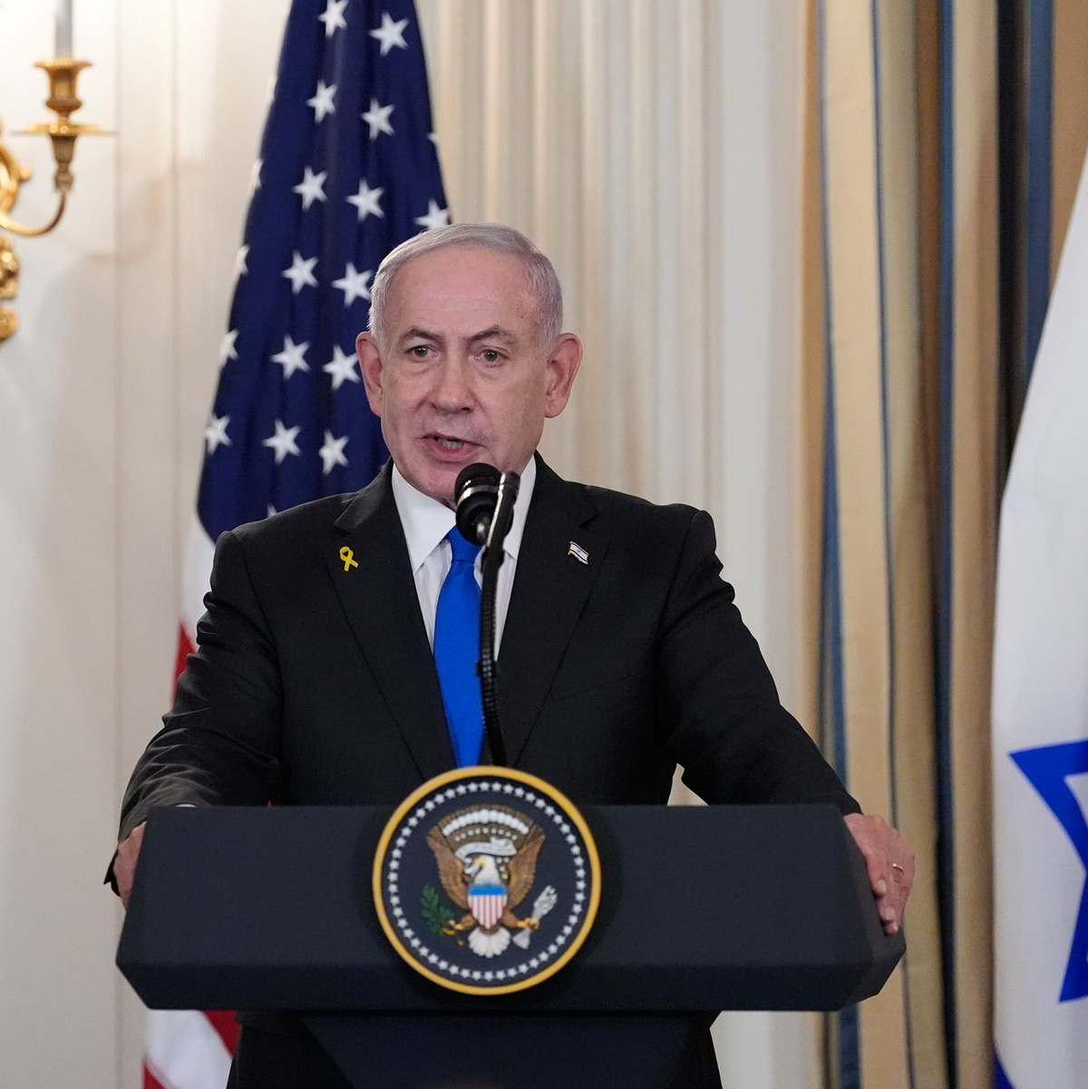 Netanjahu deutet ein Einlenken an. (Archivbild) - Foto: Alex Brandon/AP/dpa