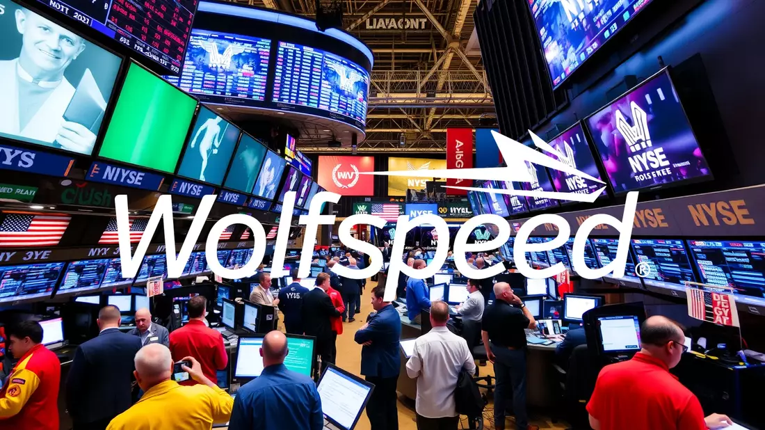 Wolfspeed Shares Stabilize Following Bankruptcy Exit Rally Illustration mit AI erstellt übermittelt durch boerse-global.de