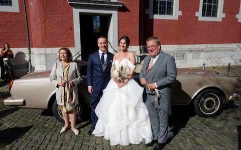 Stolzes Paar: Joe und Andrea Laschet haben geheiratet - Foto: Henning Kaiser/dpa