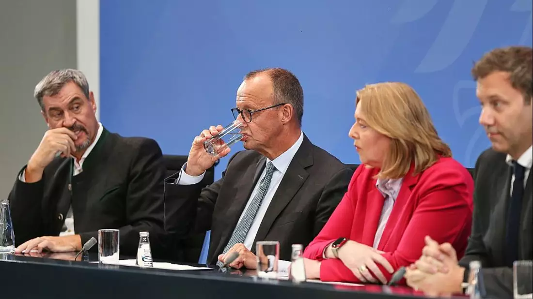 Söder, Merz, Bas und Klingbeil (Archiv) - Bild: über dts Nachrichtenagentur