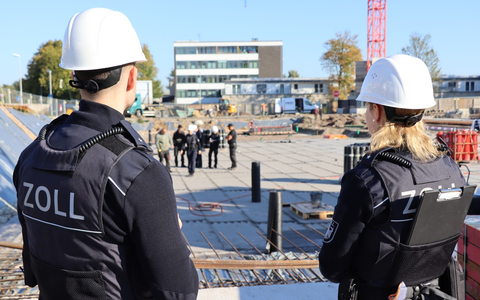HZA-BI: Zahlreiche Unregelmäßigkeiten auf Großbaustelle aufgedeckt/Bielefelder Zoll prüft Bauvorhaben der Martin-Niemöller-Gesamtschule - Foto: presseportal.de