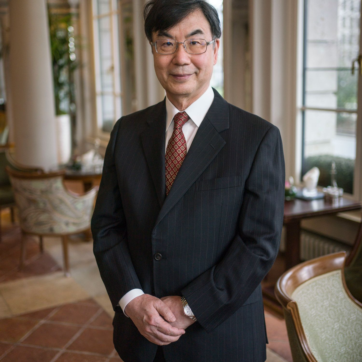 Der 74 Jahre alte Japanaer Shimon Sakaguchi ist Professor an der Universität von Osaka. - Foto: Frank Rumpenhorst/dpa