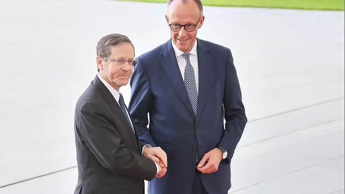 Jitzchak Herzog und Friedrich Merz (Archiv) - Bild: über dts Nachrichtenagentur