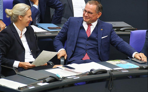 Alice Weidel und Tino Chrupalla (Archiv) - Foto: über dts Nachrichtenagentur