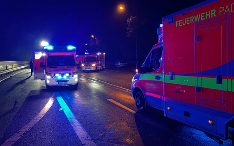 FW Paderborn: Verkehrsunfall Kreuzung Residenzstraße / Münsterstraße - Foto: presseportal.de