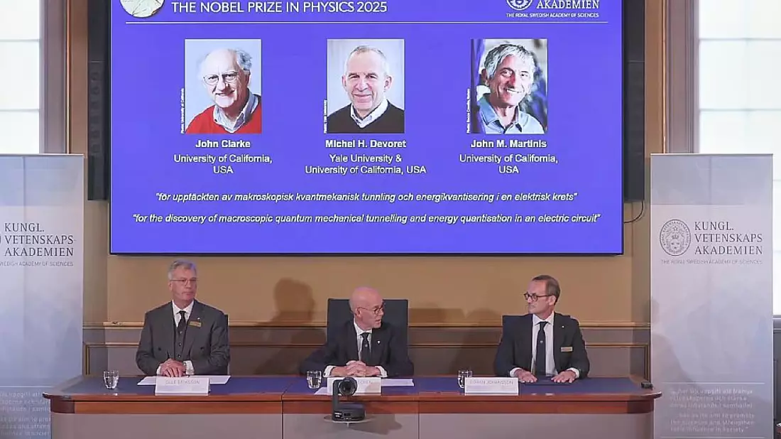 Bekanntgabe von Physik-Nobelpreis am 07.10.2025 - Bild: über dts Nachrichtenagentur