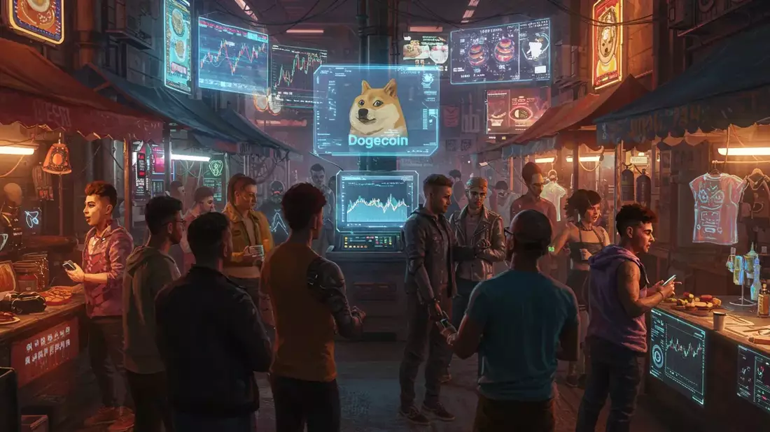Dogecoin: Rally an Fahrt gewinnen? - Bild: über boerse-global.de