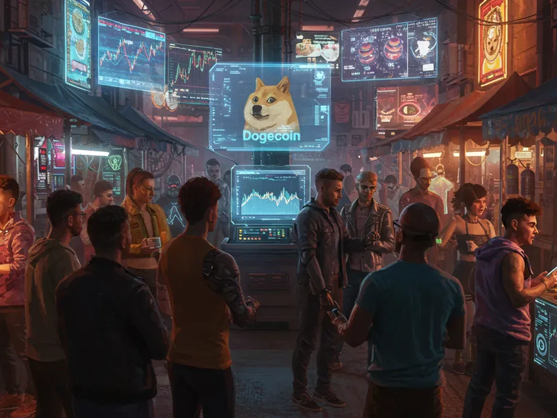 Dogecoin: Wale sammeln - Foto: über boerse-global.de