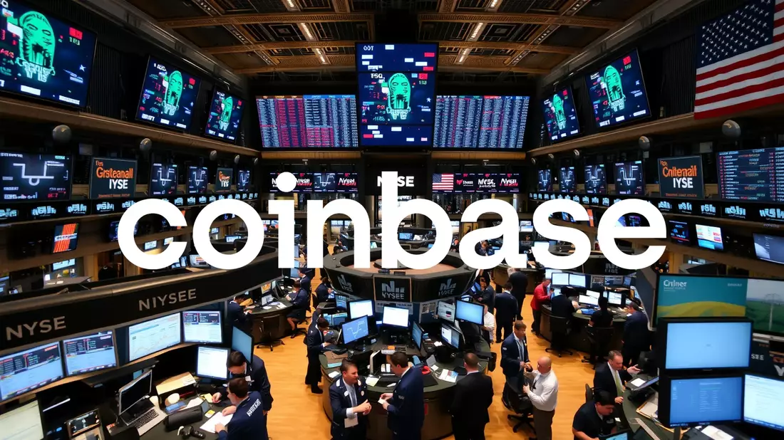 Coinbase Stock: Strategic Moves Signal Potential Independence from Bitcoin Volatility Illustration mit AI erstellt übermittelt durch boerse-global.de