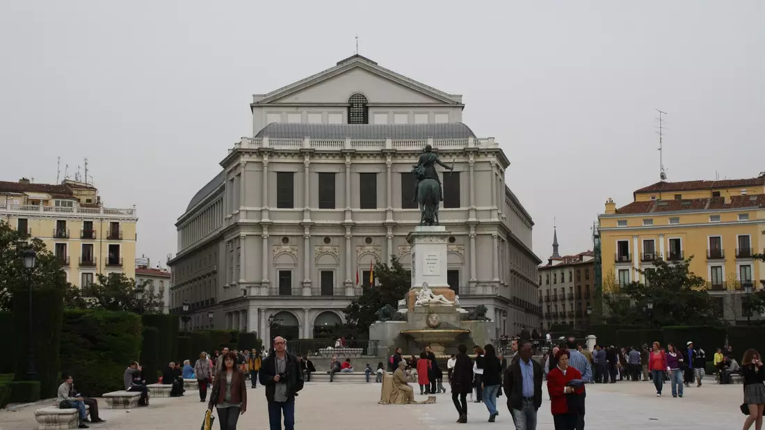 Der Einsturz geschah unweit der Madrider Oper. (Archivfoto) - Bild: ---/Europapress/dpa