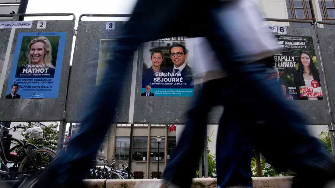 Schon im November könnte es Neuwahlen in Frankreich geben (Archivbild). - Bild: Christophe Ena/AP/dpa