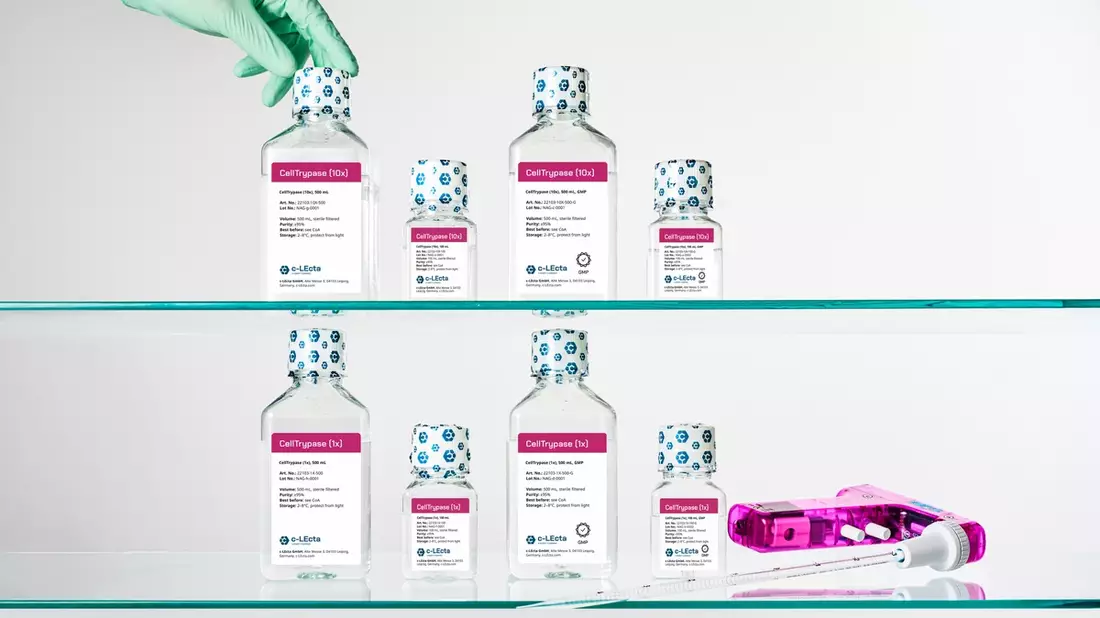 c-LEcta bringt neues GMP-Enzym zur Zelldissoziation für die biopharmazeutische Produktion auf den Markt - Bild: presseportal.de