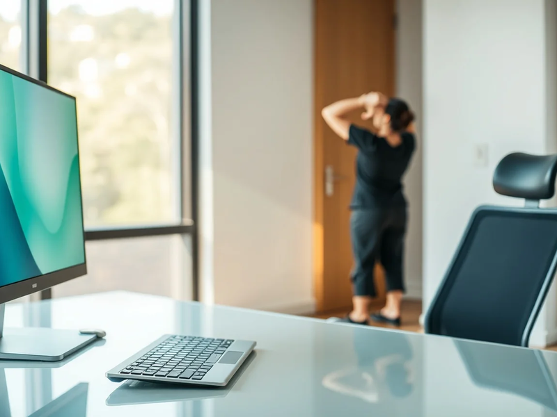 Bürogymnastik: Vier Übungen gegen den Sitzmarathon - Foto: über boerse-global.de