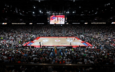 Der SAP Garden in MĂŒnchen soll Austragungsort des Top Four der Basketball-Bundesliga werden. - Foto: Sven Hoppe/dpa Der SAP Garden in MĂŒnchen soll Austragungsort des Top Four der Basketball-Bundesliga werden. - Foto: Sven Hoppe/dpa