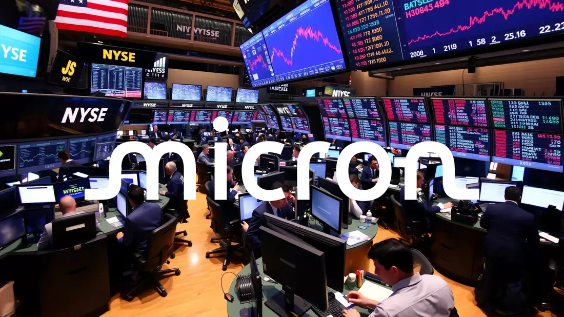 Memory Chip Leader Micron Poised for AI-Driven Expansion Illustration mit AI erstellt übermittelt durch boerse-global.de