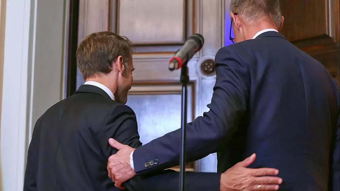 Emmanuel Macron und Friedrich Merz (Archiv) - Bild: über dts Nachrichtenagentur