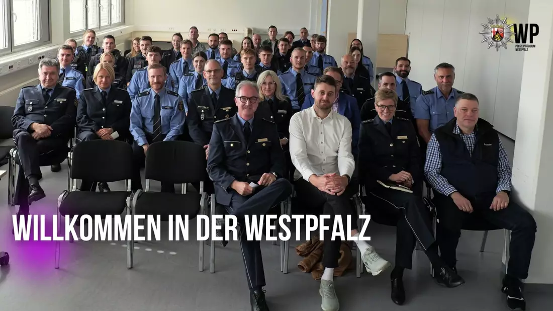 POL-PPWP: Polizeipräsidium Westpfalz begrüßt neue Kolleginnen und Kollegen - Bild: presseportal.de