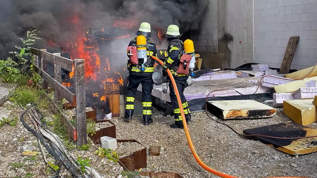 FW-M: Brand auf Baustelle (Milbertshofen) - Bild: presseportal.de