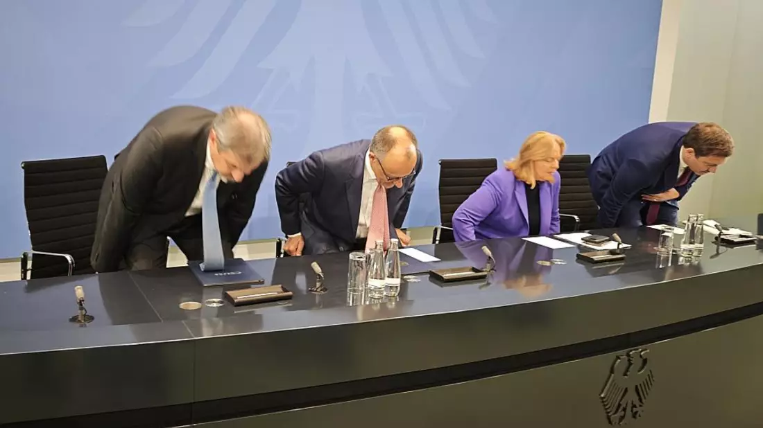 Pressekonferenz nach Koalitionsausschuss am 09.10.2025 - Bild: über dts Nachrichtenagentur