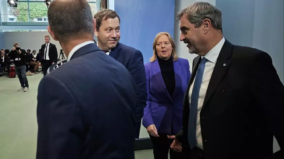 Pressekonferenz nach Koalitionsausschuss am 09.10.2025 - Bild: über dts Nachrichtenagentur