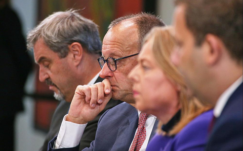 Pressekonferenz nach Koalitionsausschuss am 09.10.2025 - Foto: über dts Nachrichtenagentur
