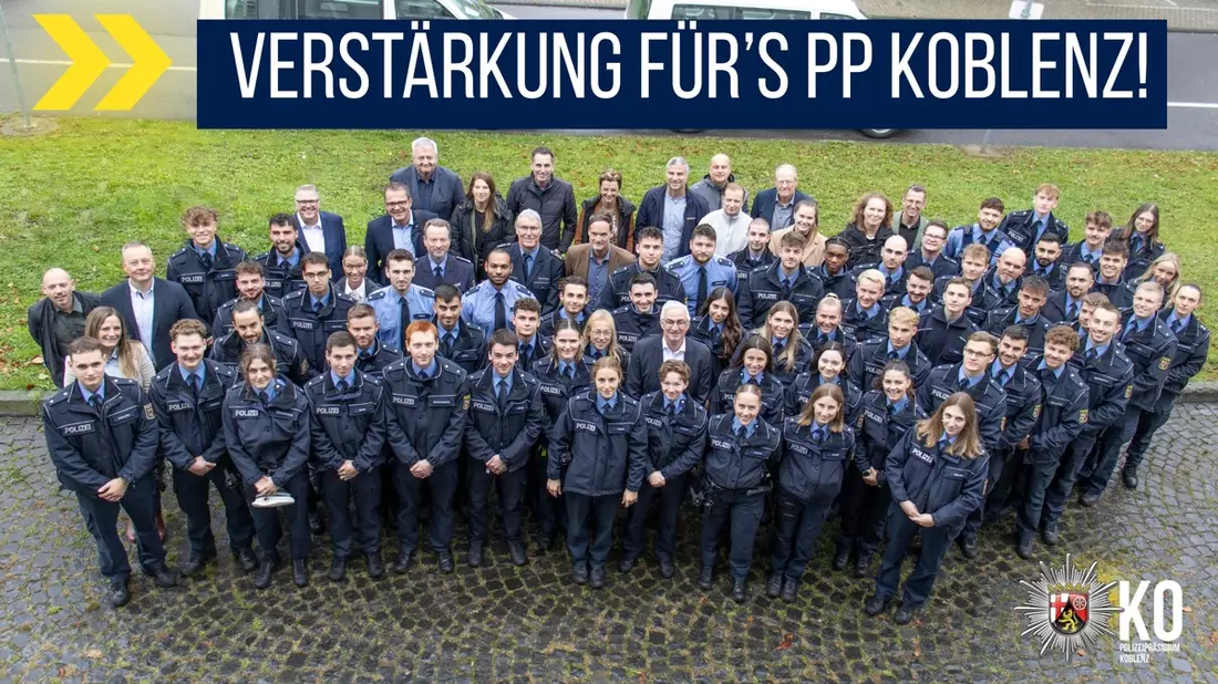 POL-PPKO: Wieder Zuwachs für das Polizeipräsidium Koblenz! - Bild: presseportal.de