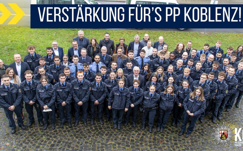 POL-PPKO: Wieder Zuwachs für das Polizeipräsidium Koblenz! - Foto: presseportal.de