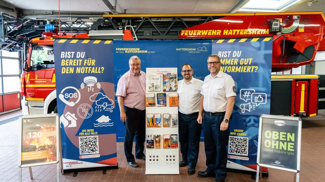 Feuerwehr MTK: Kampagne der Hattersheimer Feuerwehren für Förderpreis Helfende Hand nominiert - Bild: presseportal.de