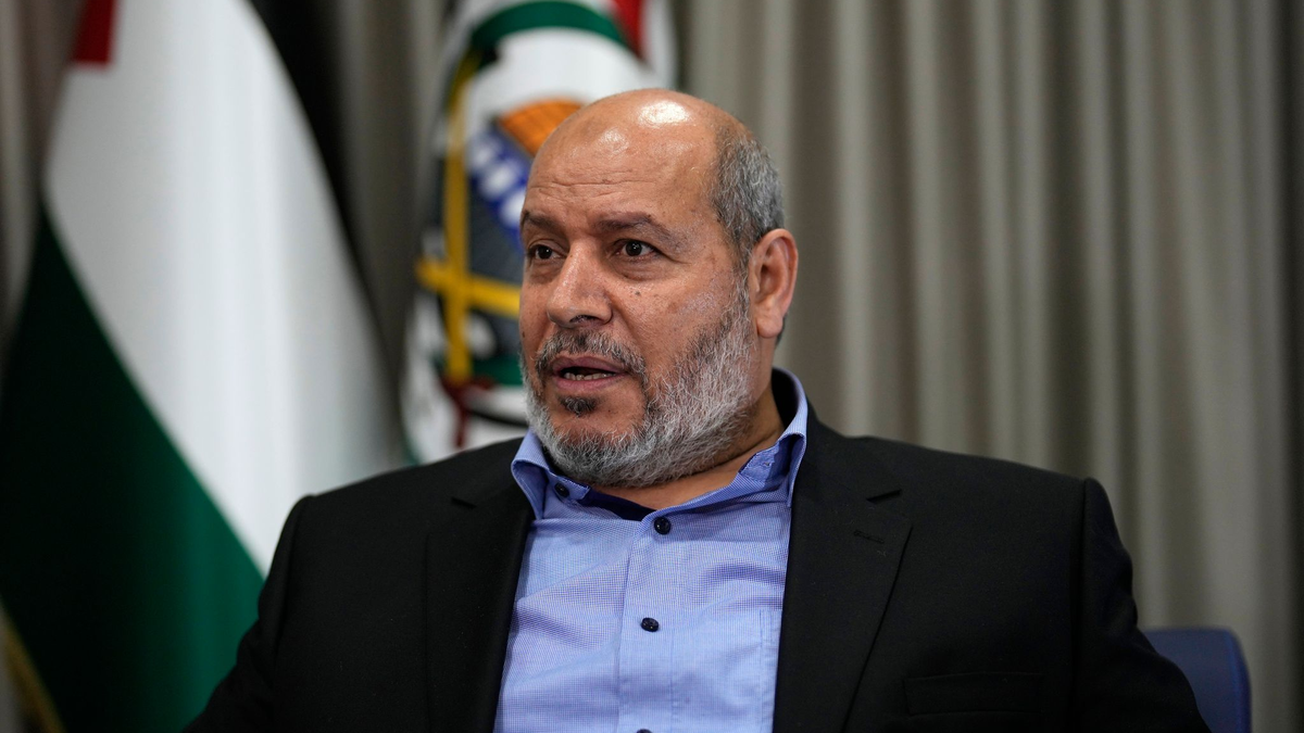 Chalil al-Haja, der Leiter der Hamas-Verhandlungsdelegation (Archivbild) - Foto: Khalil Hamra/AP/dpa