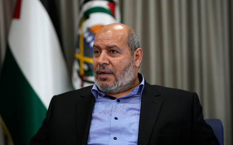 Chalil al-Haja, der Leiter der Hamas-Verhandlungsdelegation (Archivbild) - Foto: Khalil Hamra/AP/dpa